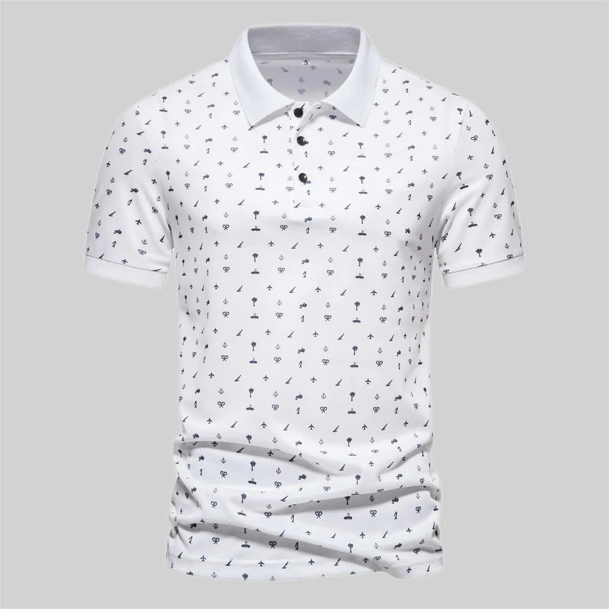 Men's Casual Polo Shirt - Comfortable & Versatile Top