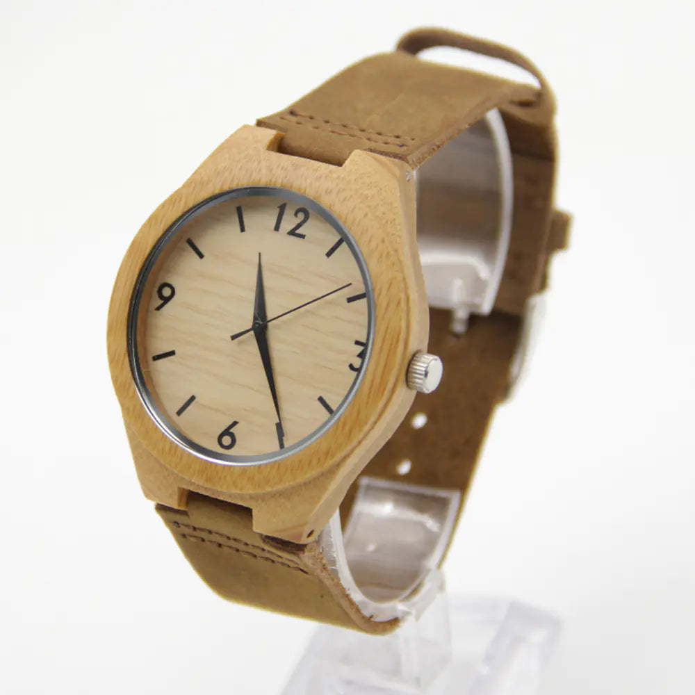 Bamboo Wood Couple Watches for Export