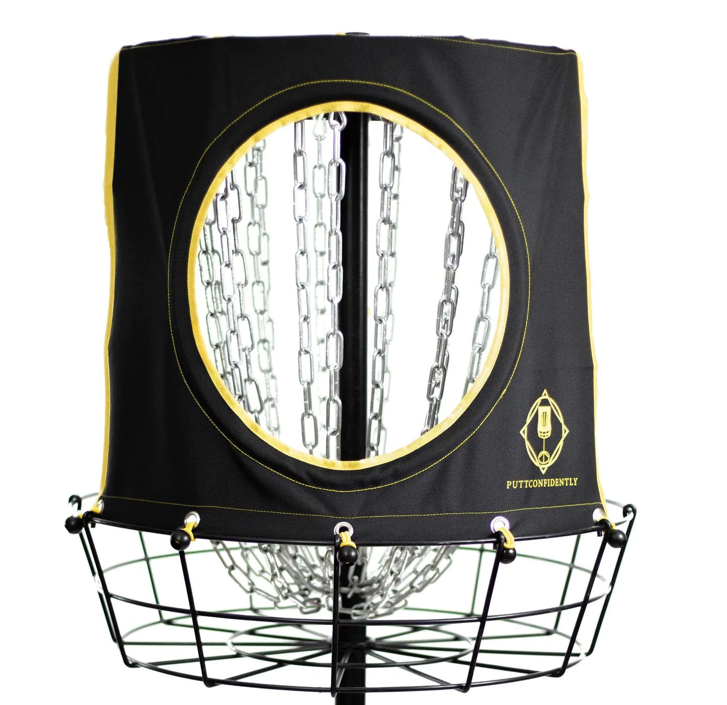 PuttConfidently ChampCap Solo | Disc Golf Putting Target Hole | Increase Your Putting Aim & Focus | Fits Any Disc Golf Basket | Improve Your Scores On The Course | Disc Golf Accessories for Men